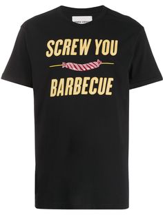 Henrik Vibskov футболка Screw You BBQ с круглым вырезом