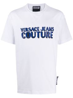 Versace Jeans Couture футболка с круглым вырезом и логотипом