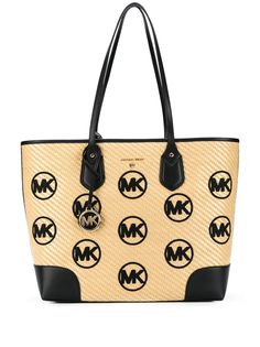 Michael Michael Kors плетеная сумка-тоут с монограммой