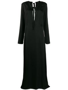 Ann Demeulemeester платье с длинными рукавами и завязками