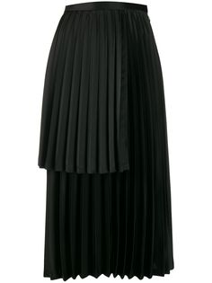 Comme Des Garçons Noir Kei Ninomiya многослойная плиссированная юбка
