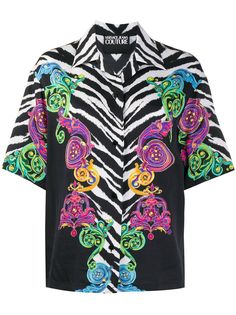 Versace Jeans Couture футболка с принтом Tiger Baroque