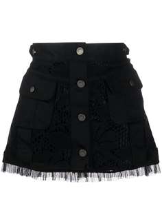 John Galliano Pre-Owned юбка мини в технике кроше