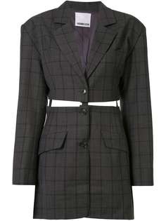 Ground Zero платье-блейзер с вырезами