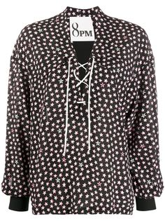 8pm блузка с принтом и завязками