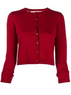 RedValentino кардиган с сетчатой вставкой