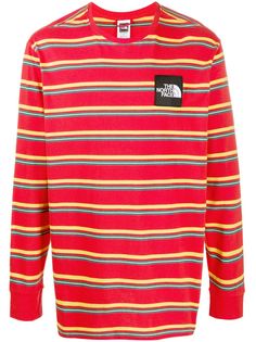 The North Face полосатый топ с длинными рукавами