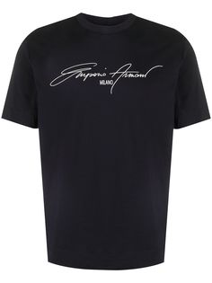 Giorgio Armani футболка с логотипом