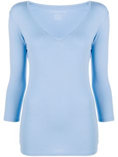 Majestic Filatures топ с V-образным вырезом и рукавами три четверти