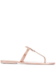 Tory Burch шлепанцы с металлическим логотипом