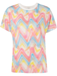 M Missoni футболка с круглым вырезом и узором зигзаг
