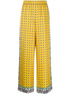 Escada укороченные брюки палаццо