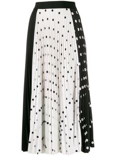 Escada Sport плиссированная юбка в горох