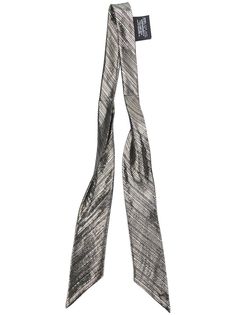Saint Laurent жаккардовый шарф из ткани ламе