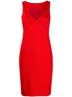 Love Moschino платье с вырезом в форме сердца