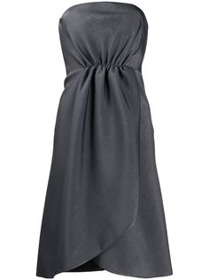 Giorgio Armani платье без рукавов с эффектом металлик