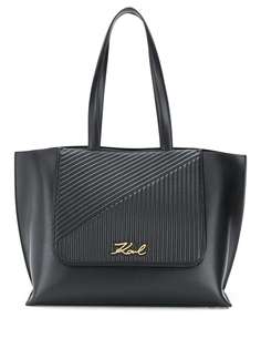 Karl Lagerfeld стеганая сумка-тоут