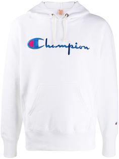 Champion худи с вышитым логотипом