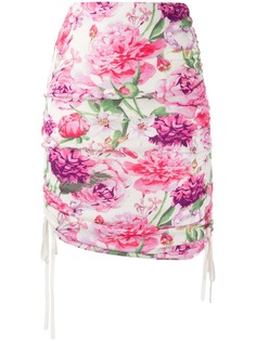 Laneus юбка с цветочным принтом
