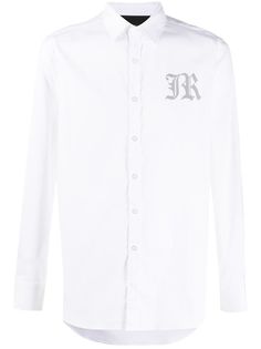 John Richmond рубашка с монограммой