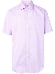 Gieves & Hawkes рубашка с короткими рукавами