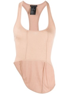 Ann Demeulemeester топ с асимметричным подолом