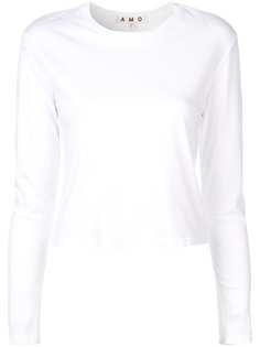 AMO fitted long sleeved top