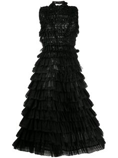 Comme Des Garçons Noir Kei Ninomiya ярусное платье из тюля