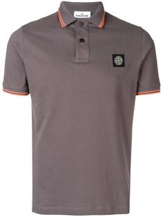 Stone Island рубашка-поло с логотипом