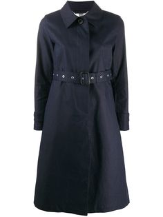 Mackintosh однобортный тренч Roslin с поясом