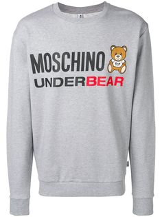 Moschino толстовка с принтом медведя и логотипом