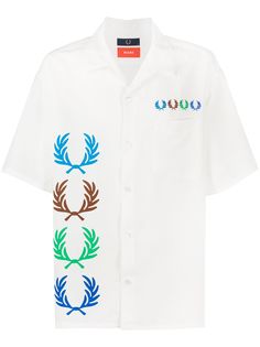 Fred Perry рубашка Aloha из коллаборации с Beams