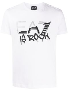 Ea7 Emporio Armani футболка с графичным принтом