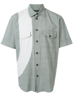 Issey Miyake Pre-Owned рубашка No. 10 в технике пэчворк