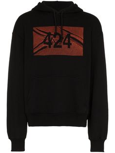 424 худи с принтом