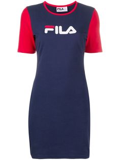 Fila платье с контрастными рукавами