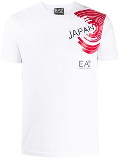 Ea7 Emporio Armani футболка с принтом Japan