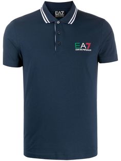 Ea7 Emporio Armani рубашка поло с логотипом