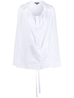 Ann Demeulemeester рубашка с эластичным воротником