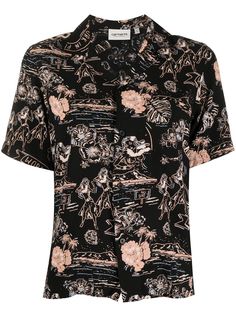 Carhartt WIP рубашка с короткими рукавами и принтом