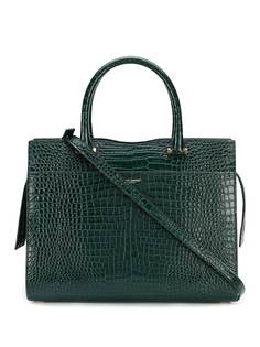 Saint Laurent сумка-тоут с тиснением под крокодила