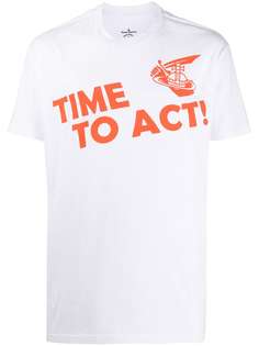 Vivienne Westwood Anglomania футболка Time To Act с круглым вырезом и принтом