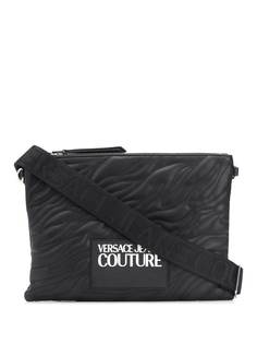 Versace Jeans Couture стеганый клатч с логотипом