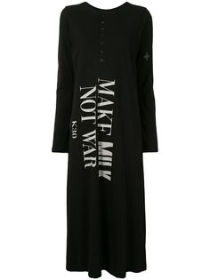 Yohji Yamamoto платье-рубашка Henry D