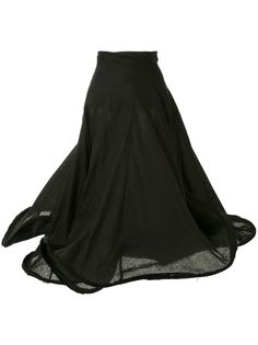 Yohji Yamamoto расклешенная юбка Bone
