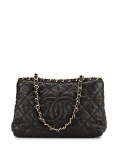 Chanel Pre-Owned маленькая стеганая сумка на плечо с цепочкой