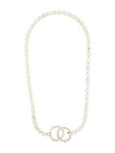 Chanel Pre-Owned декорированное колье 1995-го года с логотипом CC