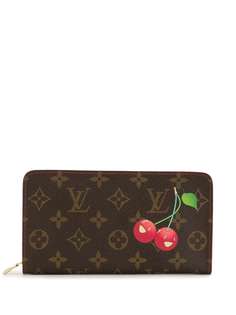 Louis Vuitton кошелек Cherry на молнии из коллаборации с Takashi Murakami