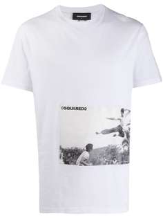 Dsquared2 футболка с фотопринтом