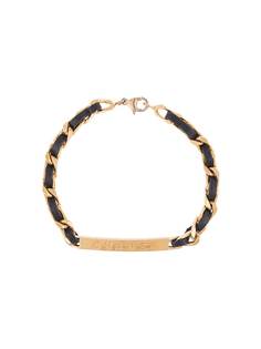 Chanel Pre-Owned браслет 1996-го года с металлическим логотипом